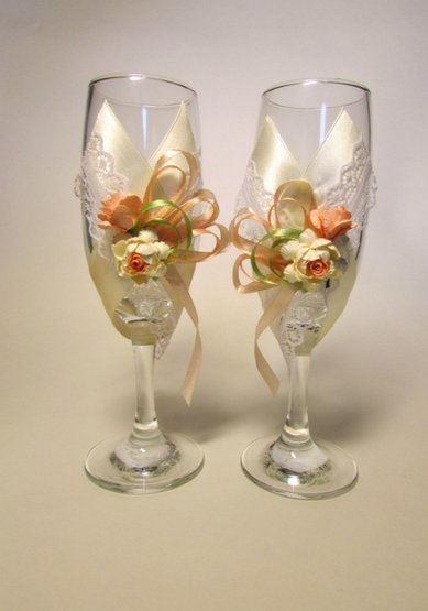 свадебные бокалы A91320 - Салон аксессуаров AllSvadba