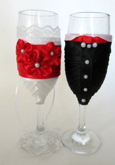 свадебные бокалы A91323 - Салон аксессуаров AllSvadba